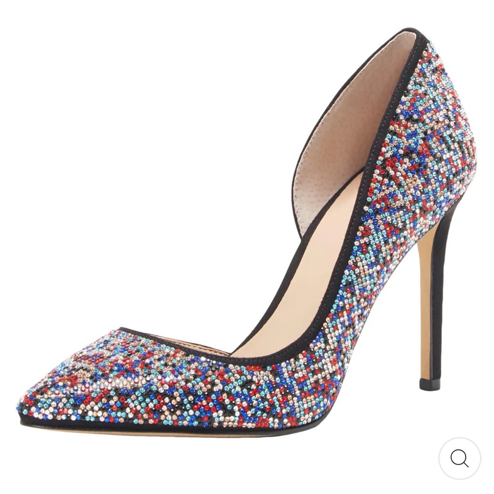 INC KENJAY 20 WOMENS EMBELLISHED PUMPS D'ORSAY HEELS Size 6M